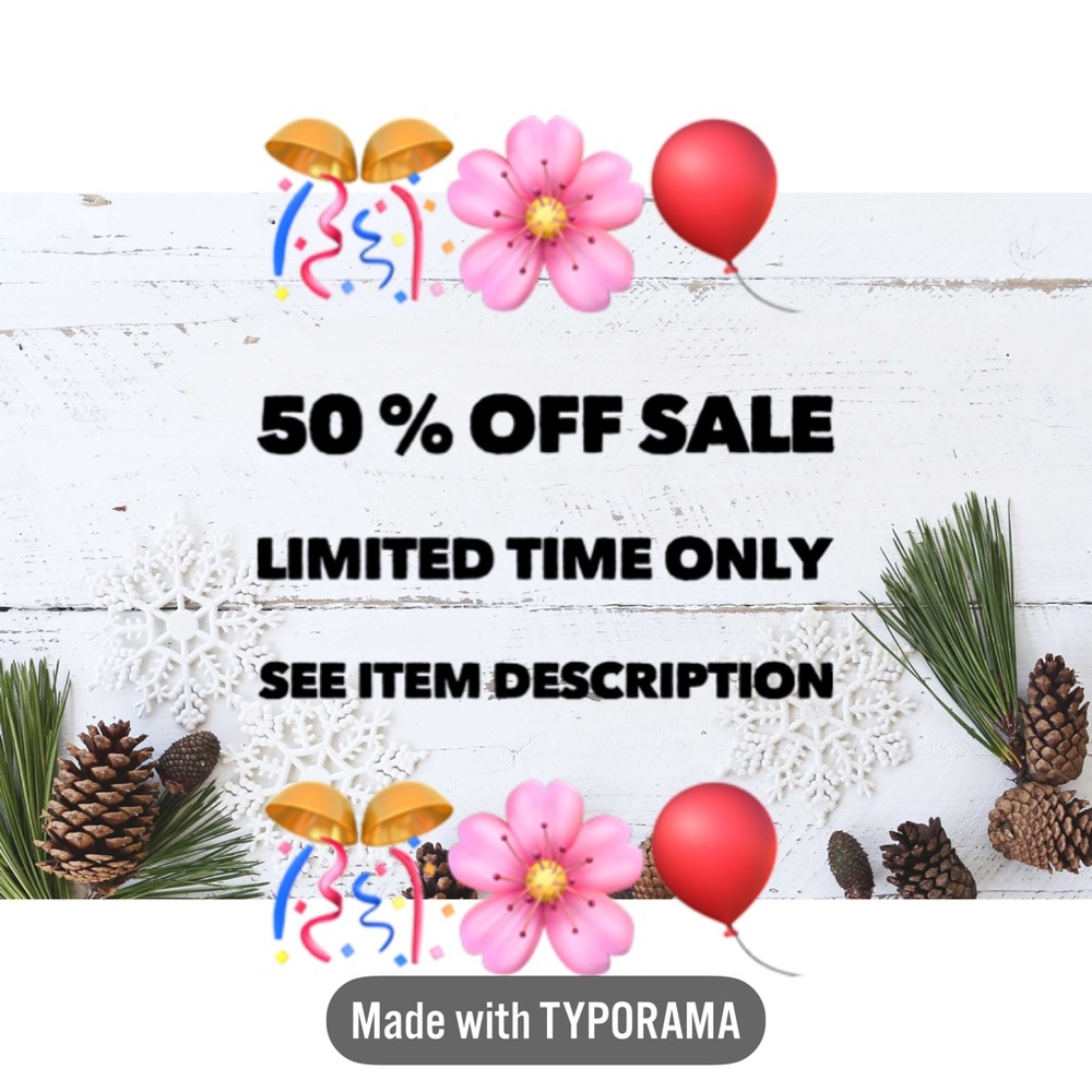 50 % off sale / boots / jackets / leather bags